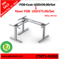 L Feet ergonomic height adjustable desk frame Hawaii modern office furniture with electric lifting columns